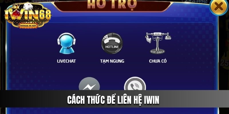 Hướng dẫn liên hệ iwin68 nhanh chóng hiệu quả